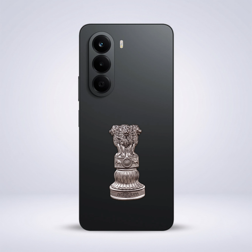 OnePlus Nord CE6 Lite 5G Compatible Satyamev Jayate 3D Metal Emblem Sticker