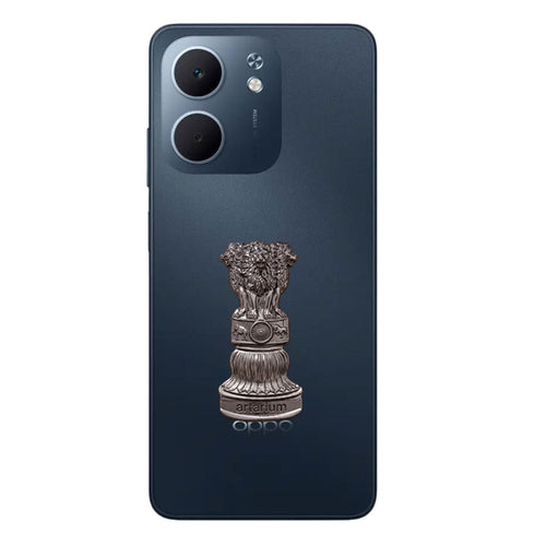 Oppo A5x 5G Compatible Satyamev Jayate 3D Metal Emblem Sticker
