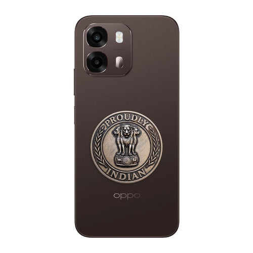 Oppo A6 Pro 5G Compatible Satyamev Jayate 3D Metal Emblem Sticker