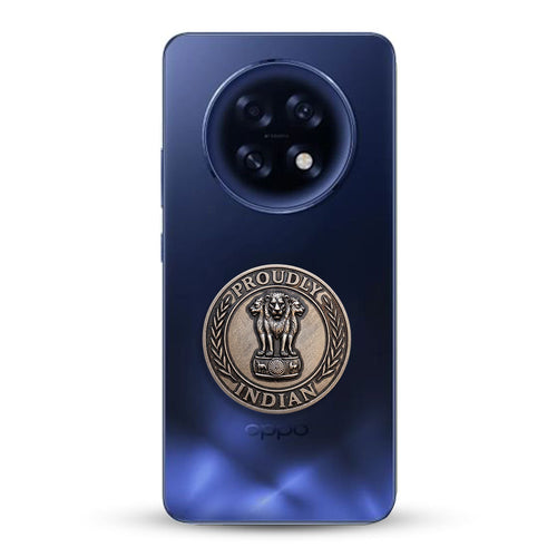 Oppo F31 Pro Plus 5G Compatible Satyamev Jayate 3D Metal Emblem Sticker
