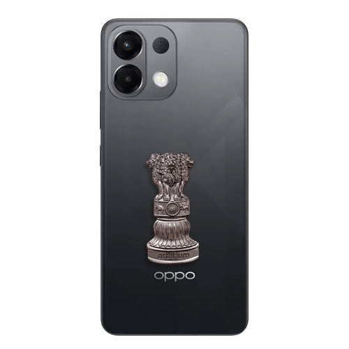 Oppo K13 5G Compatible Satyamev Jayate 3D Metal Emblem Sticker