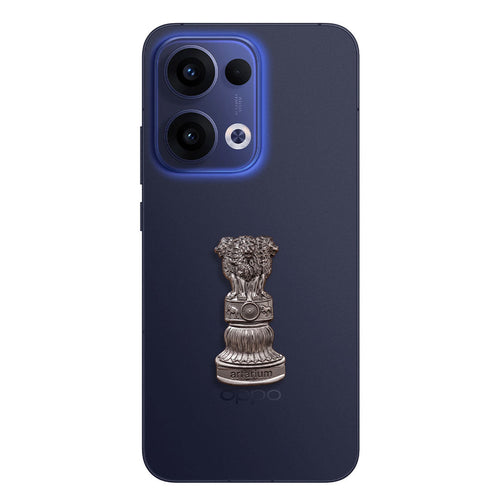 Oppo Reno 13 5G Compatible Satyamev Jayate 3D Metal Emblem Sticker