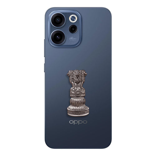 OPPO Reno15c 5G Compatible Satyamev Jayate 3D Metal Emblem Sticker