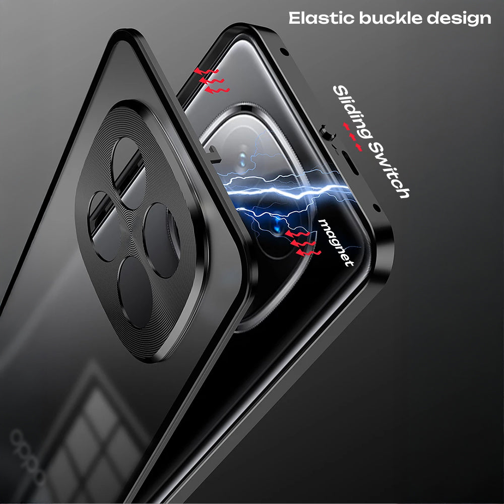 Oppo F29 Pro 5G Aluminium Metal Bumper Shield Transparent Back Case