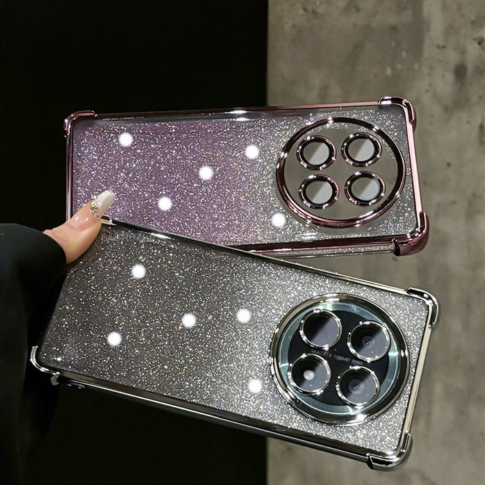 Oppo F31 Pro+ 5G Luxury Shimmer Shockproof Airbag Case (Buy 1 Get 1 Free Surprise Cover)