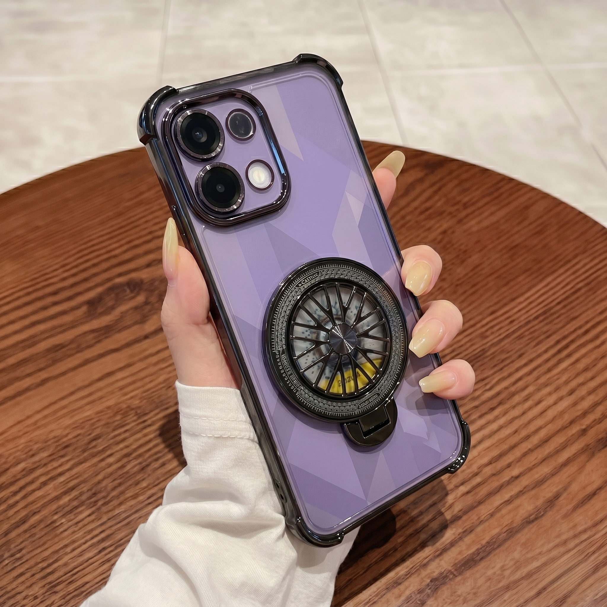 Oppo K13 5G Premium Stress Buster Wheel Rotating Shockproof Airbags Case