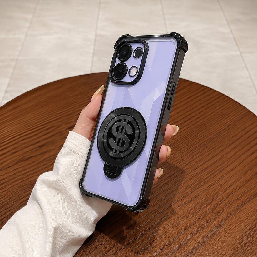 Oppo K13 5G Four Corner Airbags 100% Original Astro Money Magnet Rotating Dollar Case