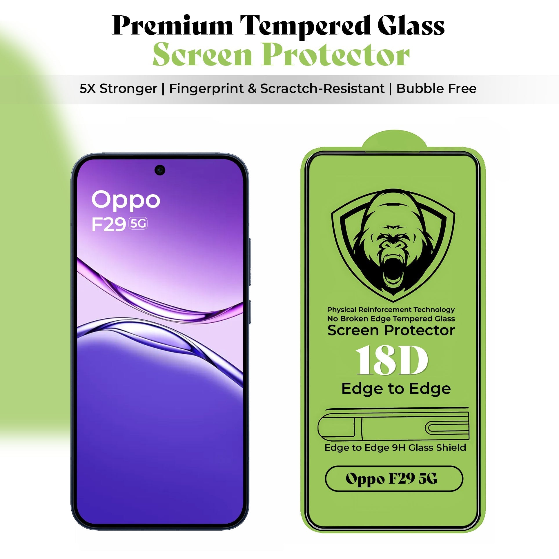 Oppo F29 5G Original Luxury Magnifier Ring Stand Shockproof Airbags Corner Case