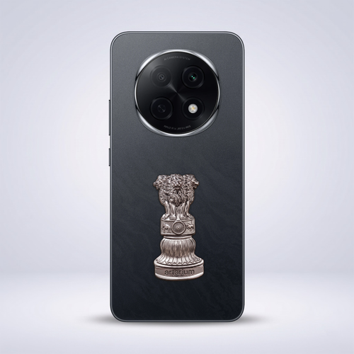 Oppo F29 Pro 5G Compatible Satyamev Jayate 3D Metal Emblem Sticker