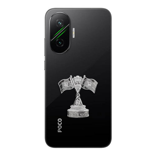 POCO F7 5G Compatible Satyamev Jayate 3D Metal Emblem Sticker