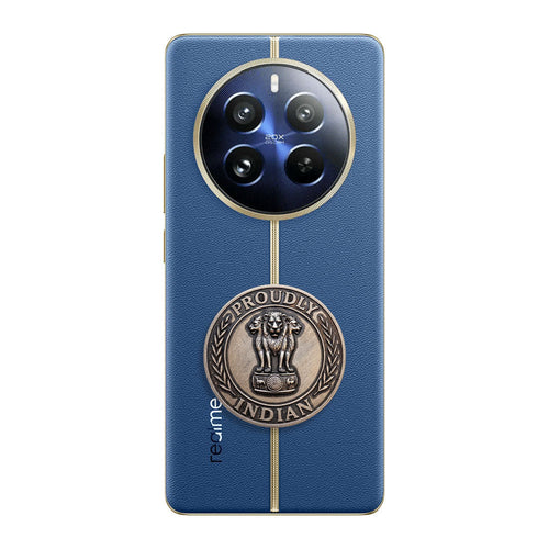 Realme 12 Pro+ 5G Compatible Satyamev Jayate 3D Metal Emblem Sticker