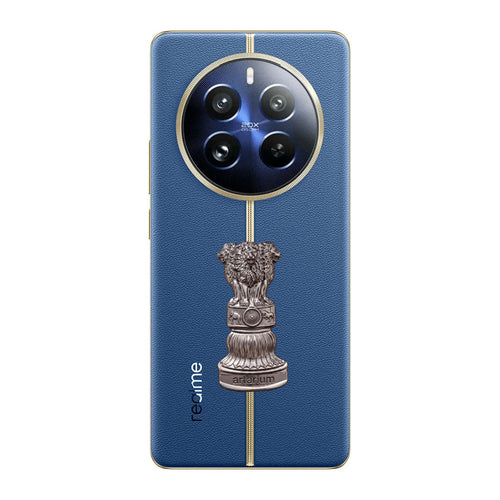 Realme 12 Pro+ 5G Compatible Satyamev Jayate 3D Metal Emblem Sticker