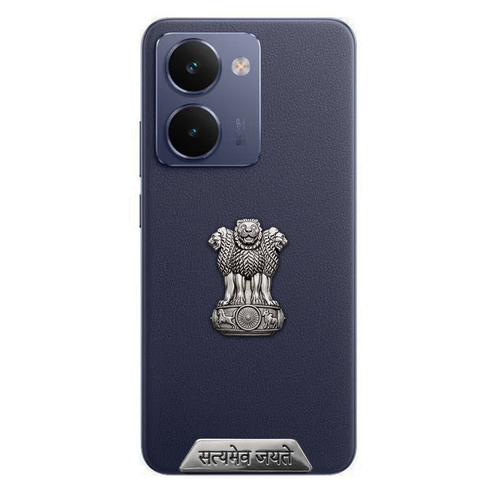 Realme P3 Ultra 5G Compatible Satyamev Jayate 3D Metal Emblem Sticker