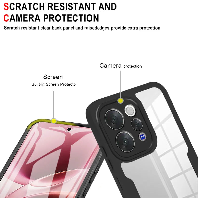 Vivo V70 5G Slim Fit Heavy Duty Shockproof Full Body Protection Case