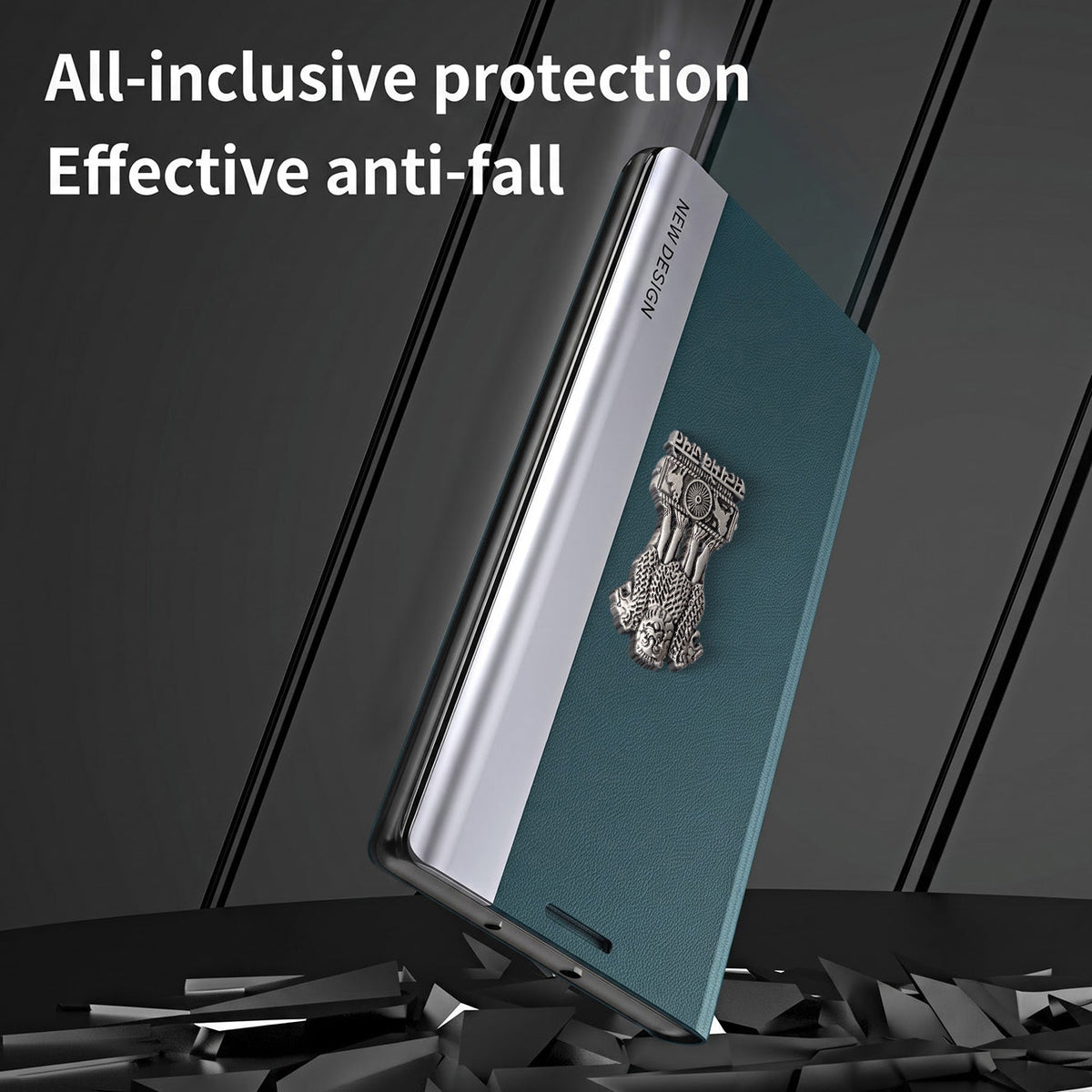 Motorola Edge 70 5G Satyamev Jayate Flip Leather Case
