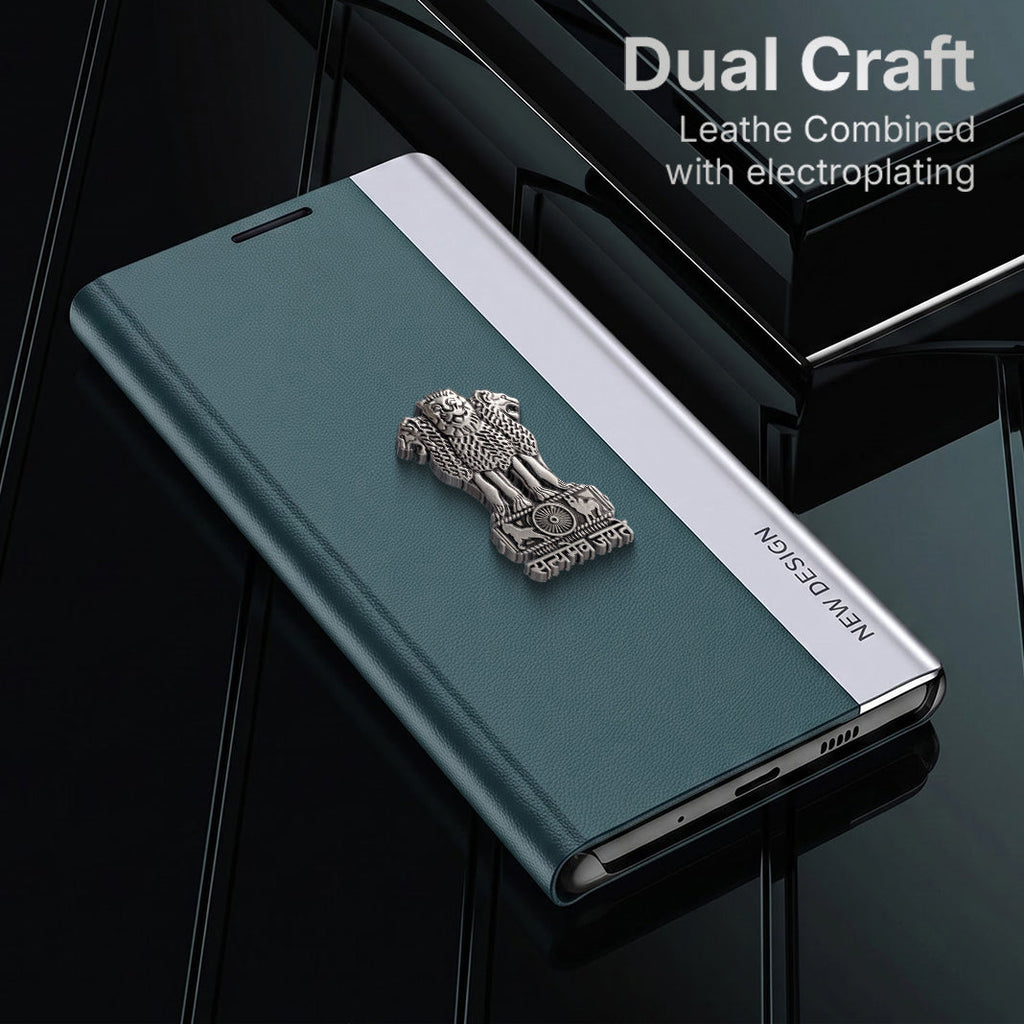 Oppo K14 5G Satyamev Jayate Flip Leather Case