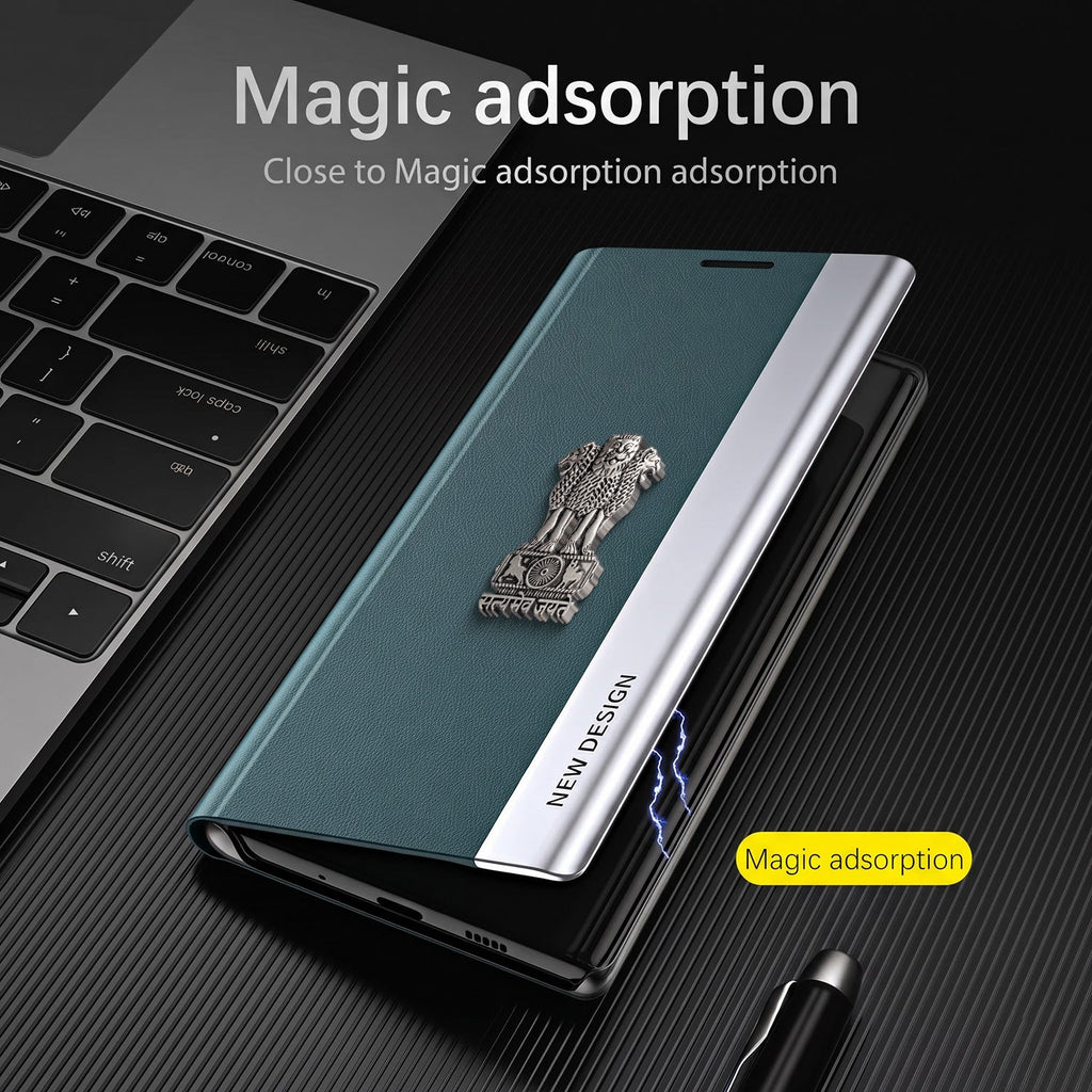 Oppo K13 Turbo 5G Satyamev Jayate Flip Leather Case