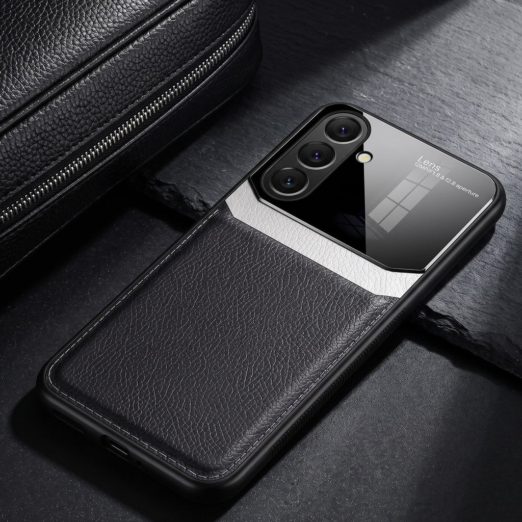 Samsung Galaxy A37 5G Premium Leather Lens Protective Case