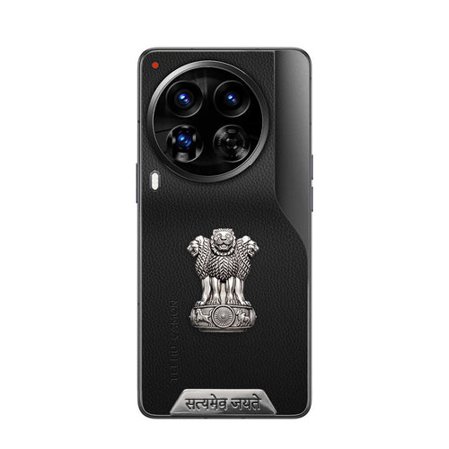 Tecno Camon 30 Premier 5G Compatible Satyamev Jayate 3D Metal Emblem Sticker
