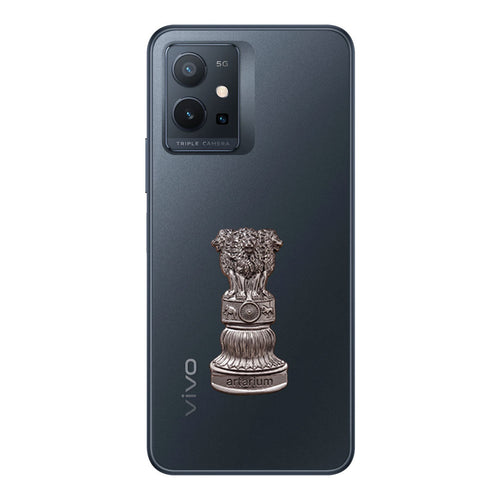 Vivo T1 5G Compatible Satyamev Jayate 3D Metal Emblem Sticker