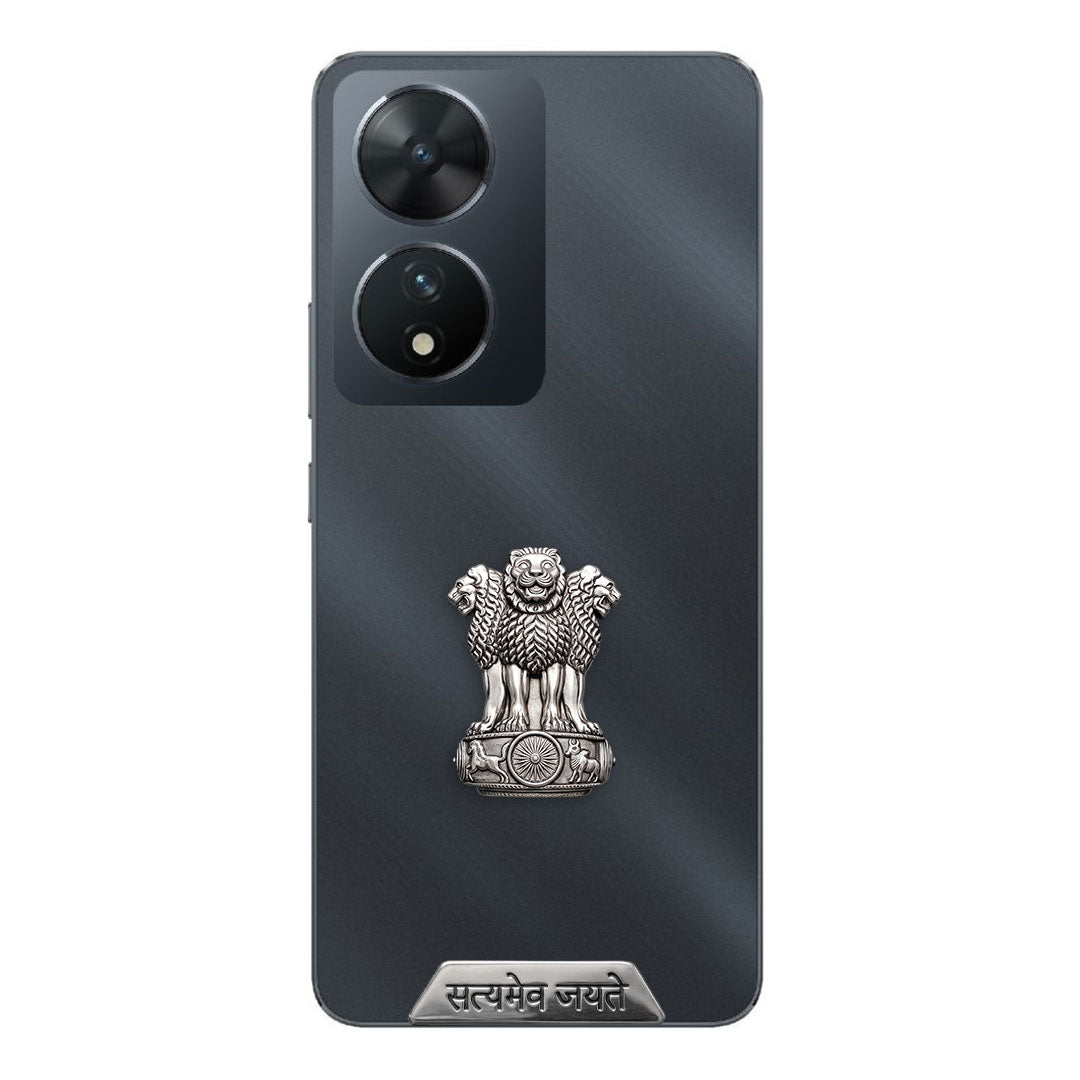 Vivo T2 5G Compatible Satyamev Jayate 3D Metal Emblem Sticker