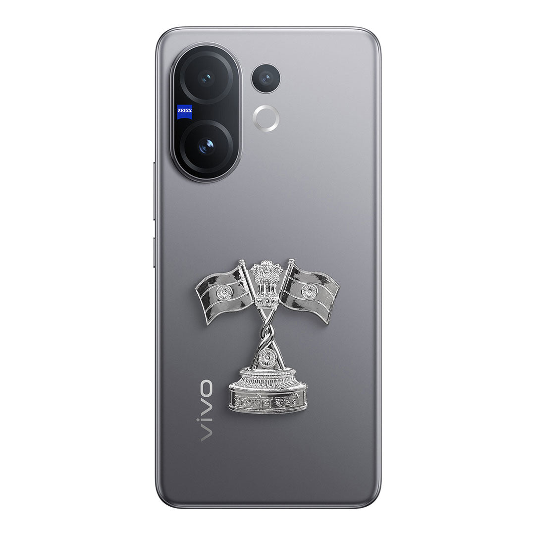 Vivo V60 5G Compatible Satyamev Jayate 3D Metal Emblem Sticker