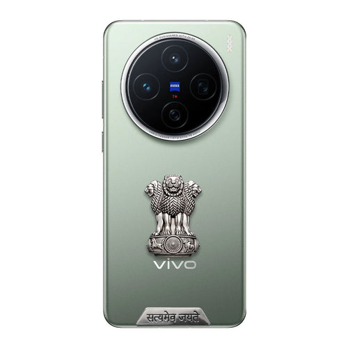 Vivo X200 Pro 5G Compatible Satyamev Jayate 3D Metal Emblem Sticker