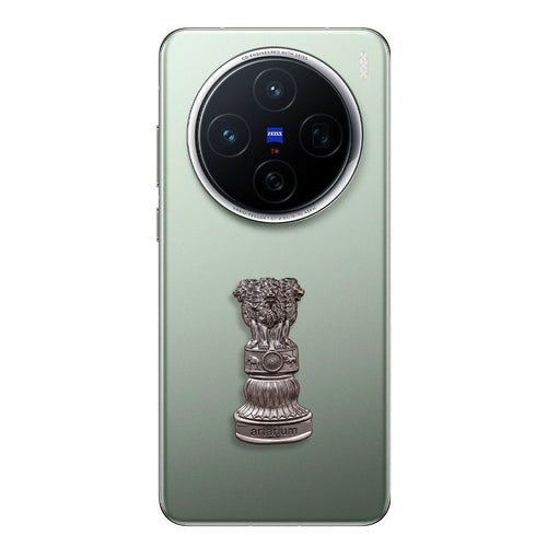 Vivo X200 Pro 5G Compatible Satyamev Jayate 3D Metal Emblem Sticker