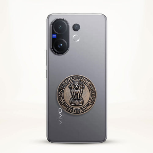 Vivo X200 FE 5G Compatible Satyamev Jayate 3D Metal Emblem Sticker