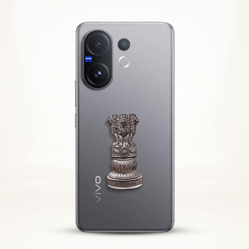 Vivo X200 FE 5G Compatible Satyamev Jayate 3D Metal Emblem Sticker