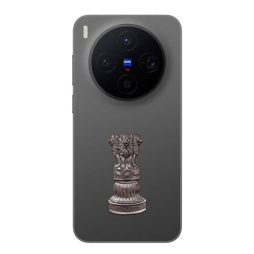 Vivo X300 Pro 5G Compatible Satyamev Jayate 3D Metal Emblem Sticker