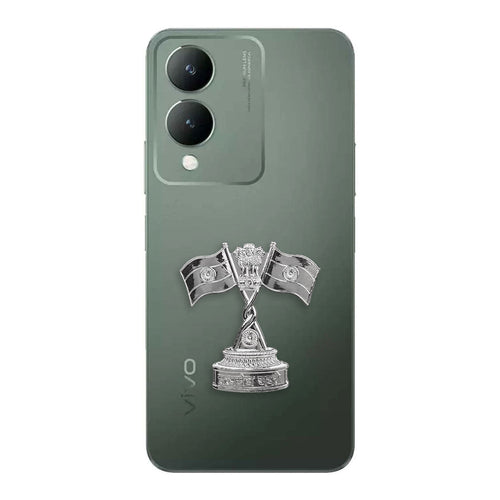 Vivo Y17s 5G Compatible Satyamev Jayate 3D Metal Emblem Sticker