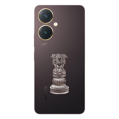Vivo Y27 5G Compatible Satyamev Jayate 3D Metal Emblem Sticker