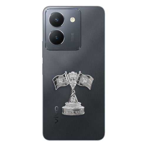 Vivo Y36 5G Compatible Satyamev Jayate 3D Metal Emblem Sticker