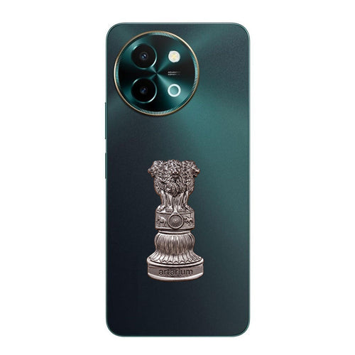 Vivo Y58 5G Compatible Satyamev Jayate 3D Metal Emblem Sticker