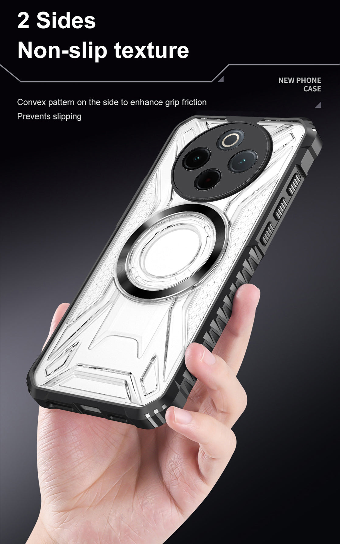 Vivo T4 5G Magsafe Shockproof Armour Case