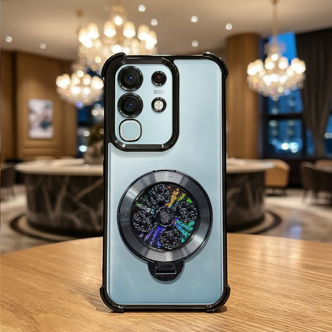 Vivo T4x 5G Reflective Fidget Rotating Airbag Case