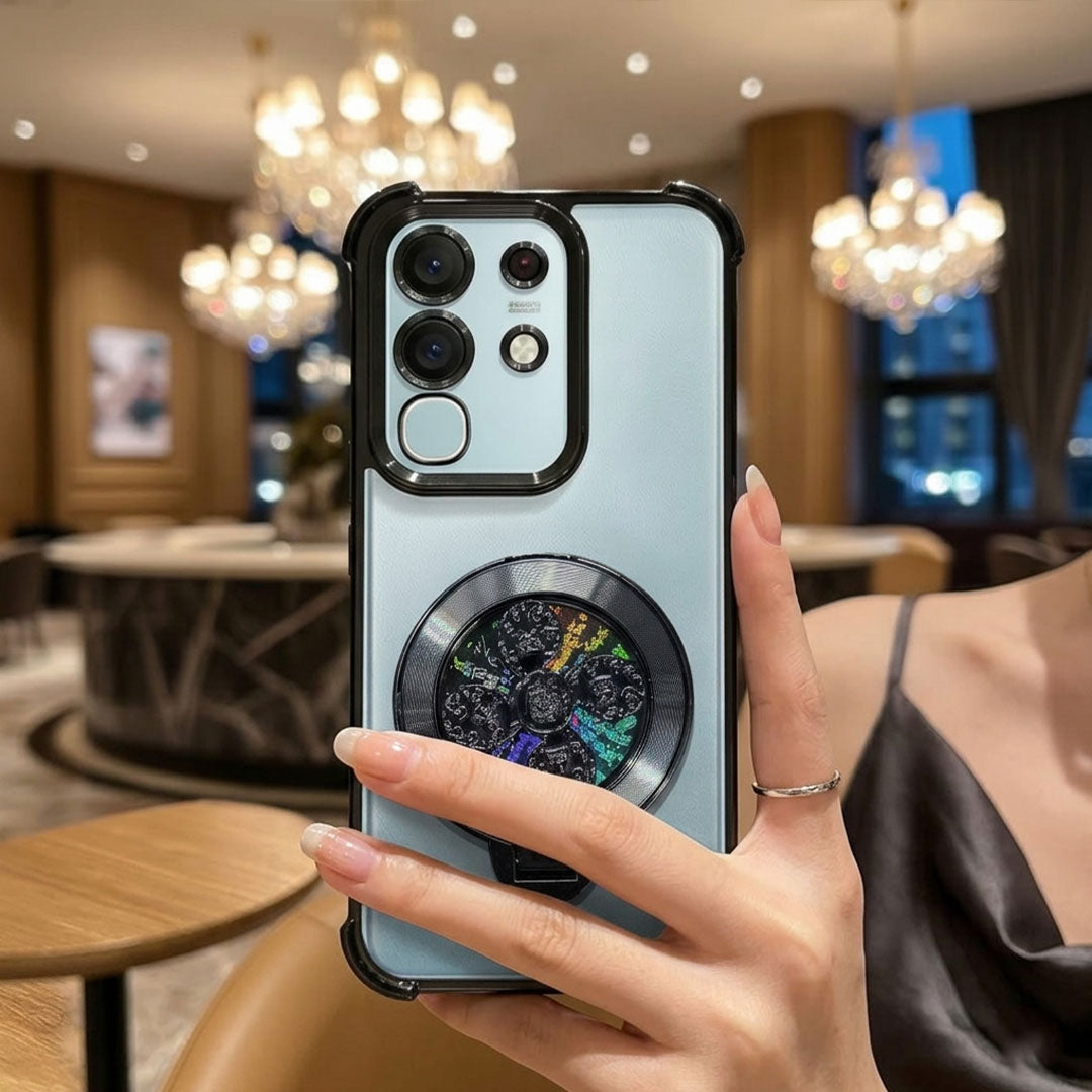 Vivo T4x 5G Reflective Fidget Rotating Airbag Case
