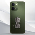 Vivo T5X 5G Compatible Satyamev Jayate 3D Metal Emblem Sticker