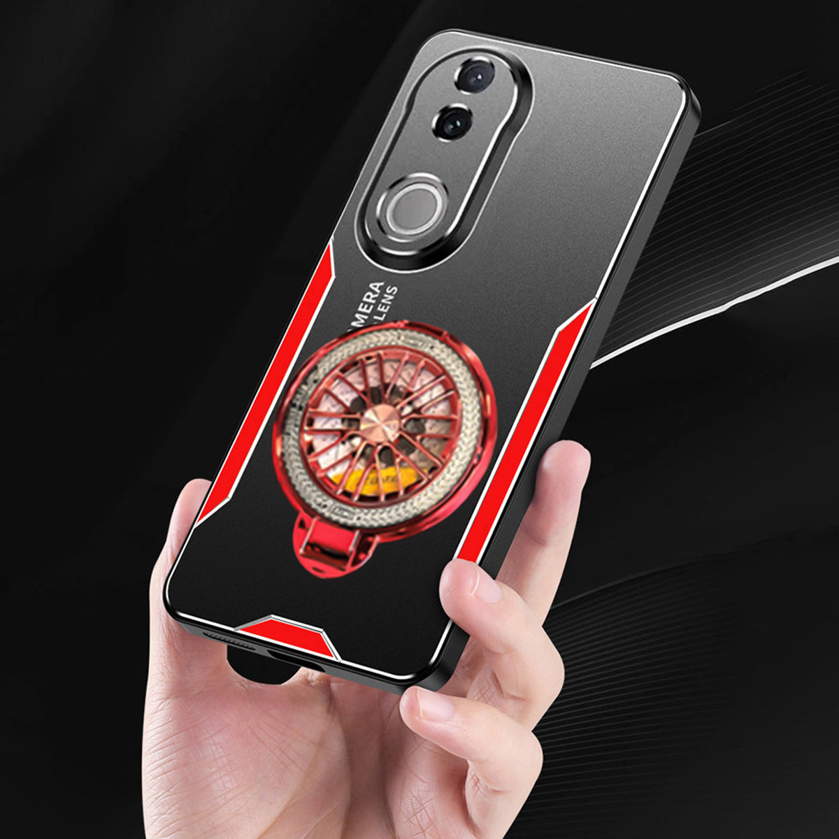 Vivo V50 5G Metal Wheel Back Case