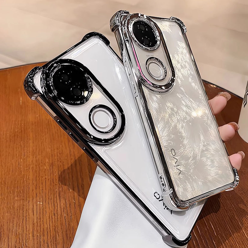 Vivo V50 5G Transparent Shockproof Case With Airbag Corners