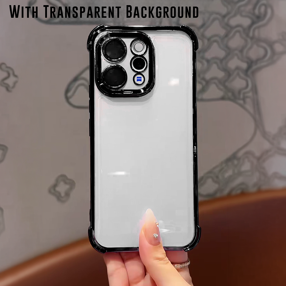 Vivo V70 Elite 5G Transparent Shockproof Case With Airbag Corners