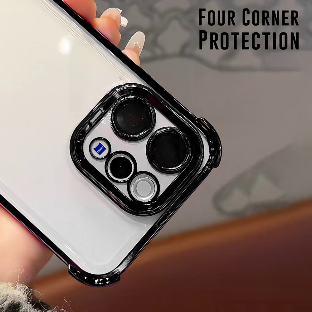 Vivo V70 Elite 5G Transparent Shockproof Case With Airbag Corners
