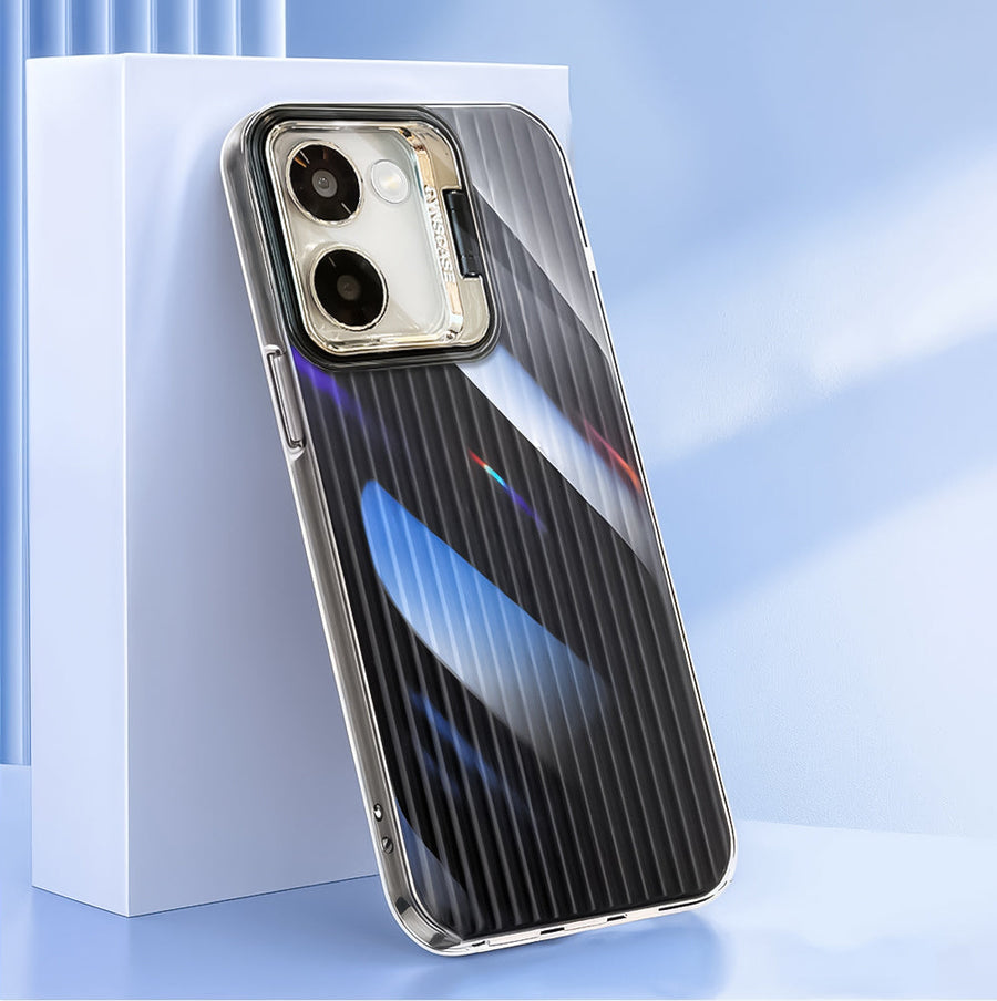 Vivo Y200 Pro 5G Luxury Dual Layer Hybrid Camera Ring Stand Case