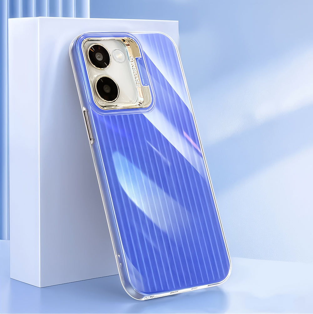 Vivo Y200 Pro 5G Luxury Dual Layer Hybrid Camera Ring Stand Case