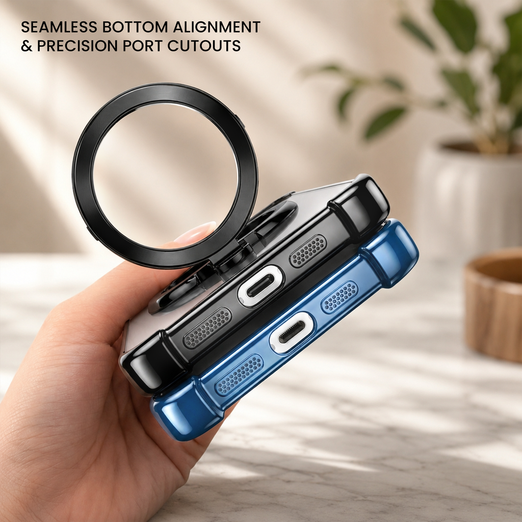 Vivo Y200 5G Four Corner Airbags 100% Original Astro Money Magnet Rotating Dollar Case
