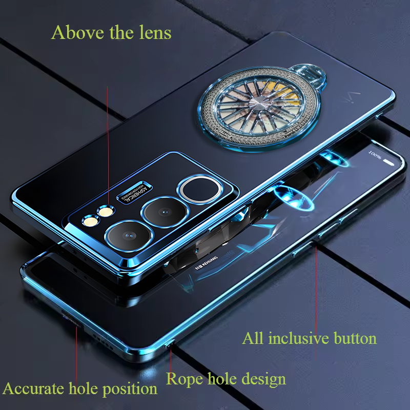 Vivo Y300 5G Ferrari Wheel Electroplating Case