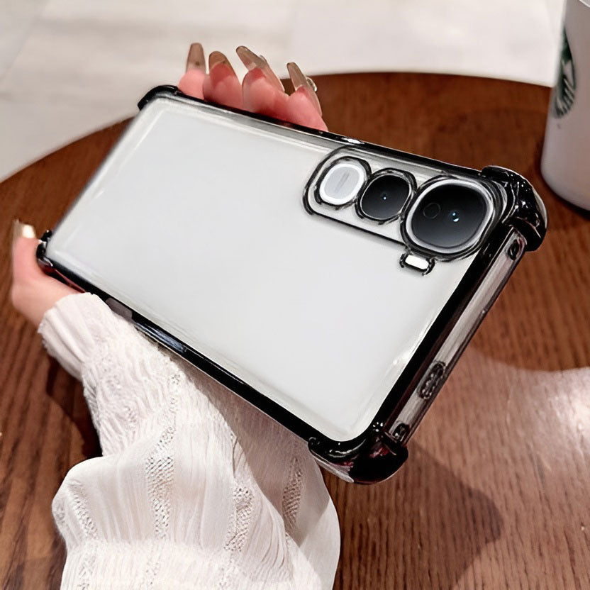 Vivo Y400 Pro 5G Transparent Airbags Back Case