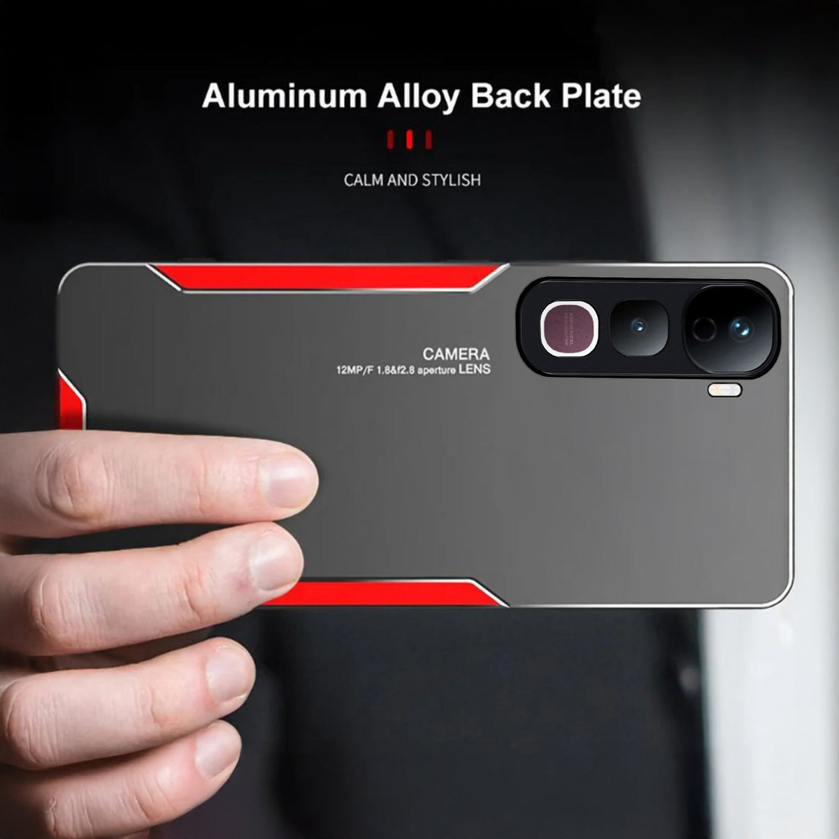 Vivo Y400 Pro 5G Metal Frame Back Case