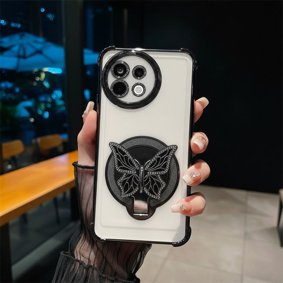 Vivo Y58 5G Premium Butterfly Stand Airbags Case